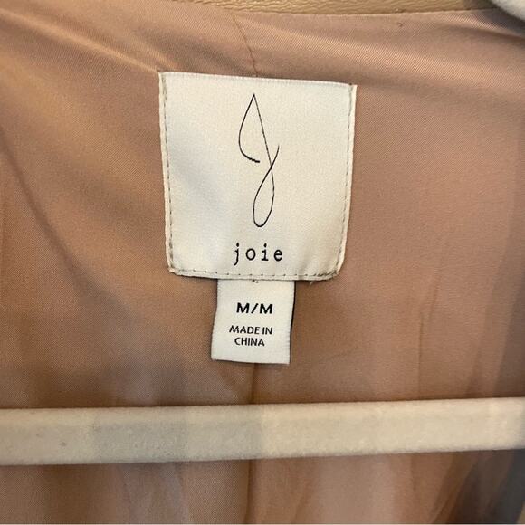 Joie Faux Leather Blazer - Picture 5 of 5